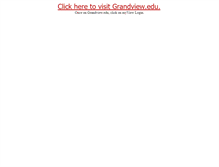Tablet Screenshot of myview.grandview.edu