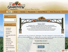 Tablet Screenshot of grandview.wa.us